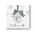 Joy Ornament Premium Gallery Wrapped Canvas Ready To Hang