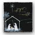 Joy To The World Nativity Gallery Wrapped Canvas