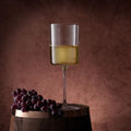 Joyjolt Claire Crystal White Wine Glasses 11.4 Oz Set Of 2