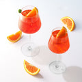Joyjolt Layla Non Leaded Crystal Long Stemmed Wine Glasses Set Of 2 13.5 Oz