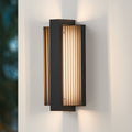 Jubilee 12 Inch Matte Black 5Cct Led Exterior Wall Sconce