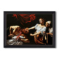Judith Beheading Holofernes C 1599 Caravaggio Custom Framed Canvas