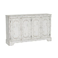 Judith Distressed Blue 4 Door Credenza