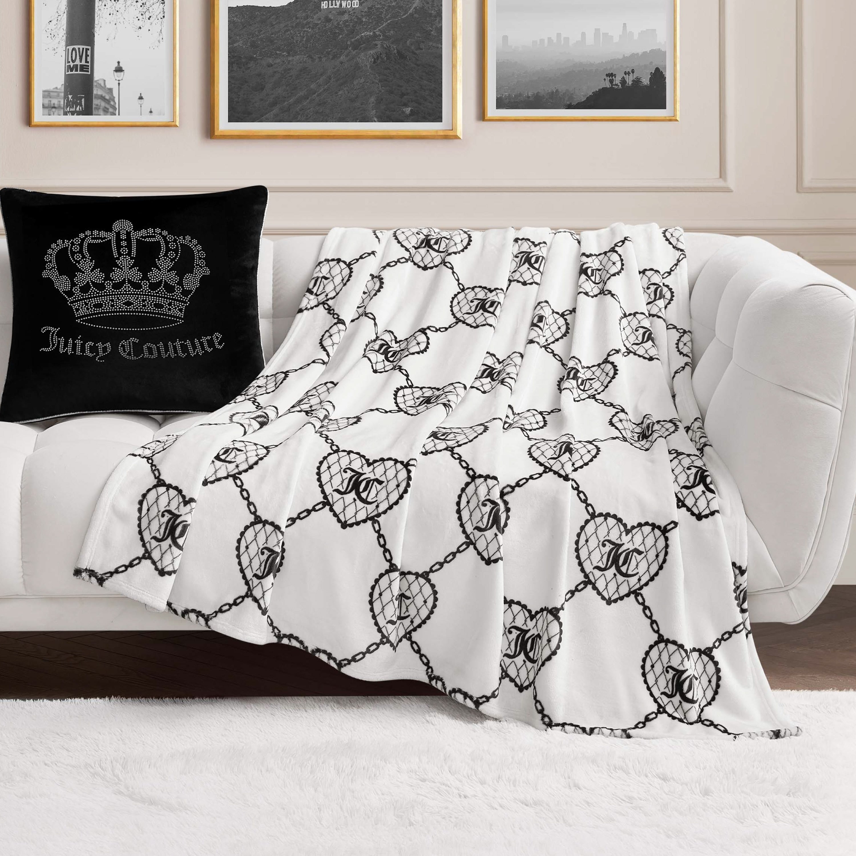Juicy Couture 60 X70 Plush Throw Blankets