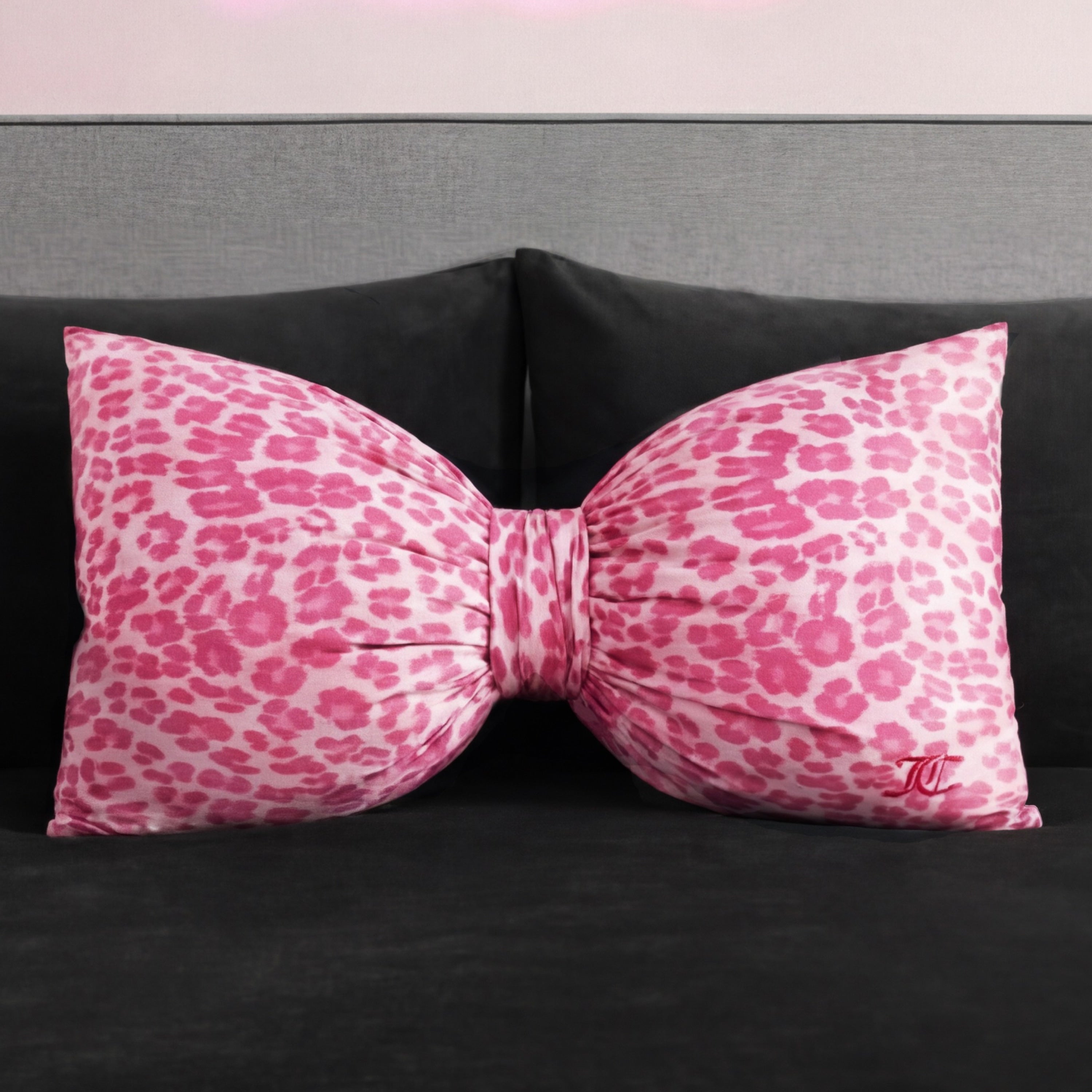 Juicy Couture Bow Pillow Decorative 1 Piece