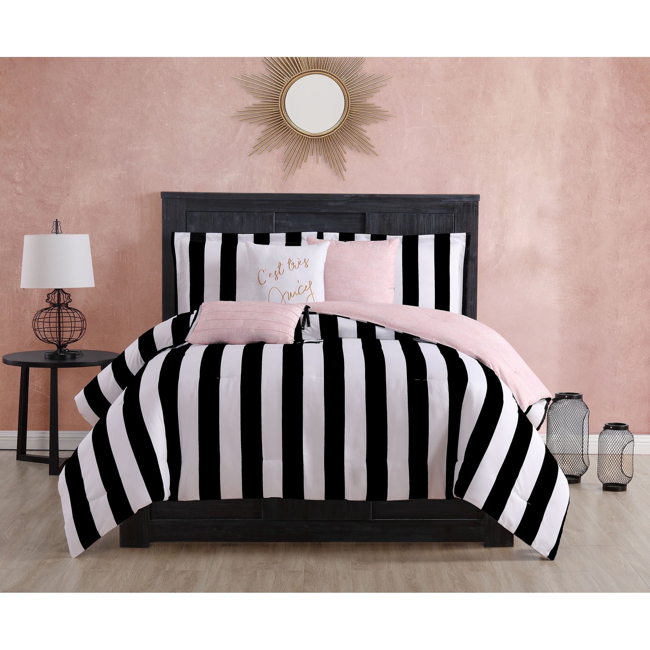Juicy Couture Cabana Stripe 6 Piece Reversible Set