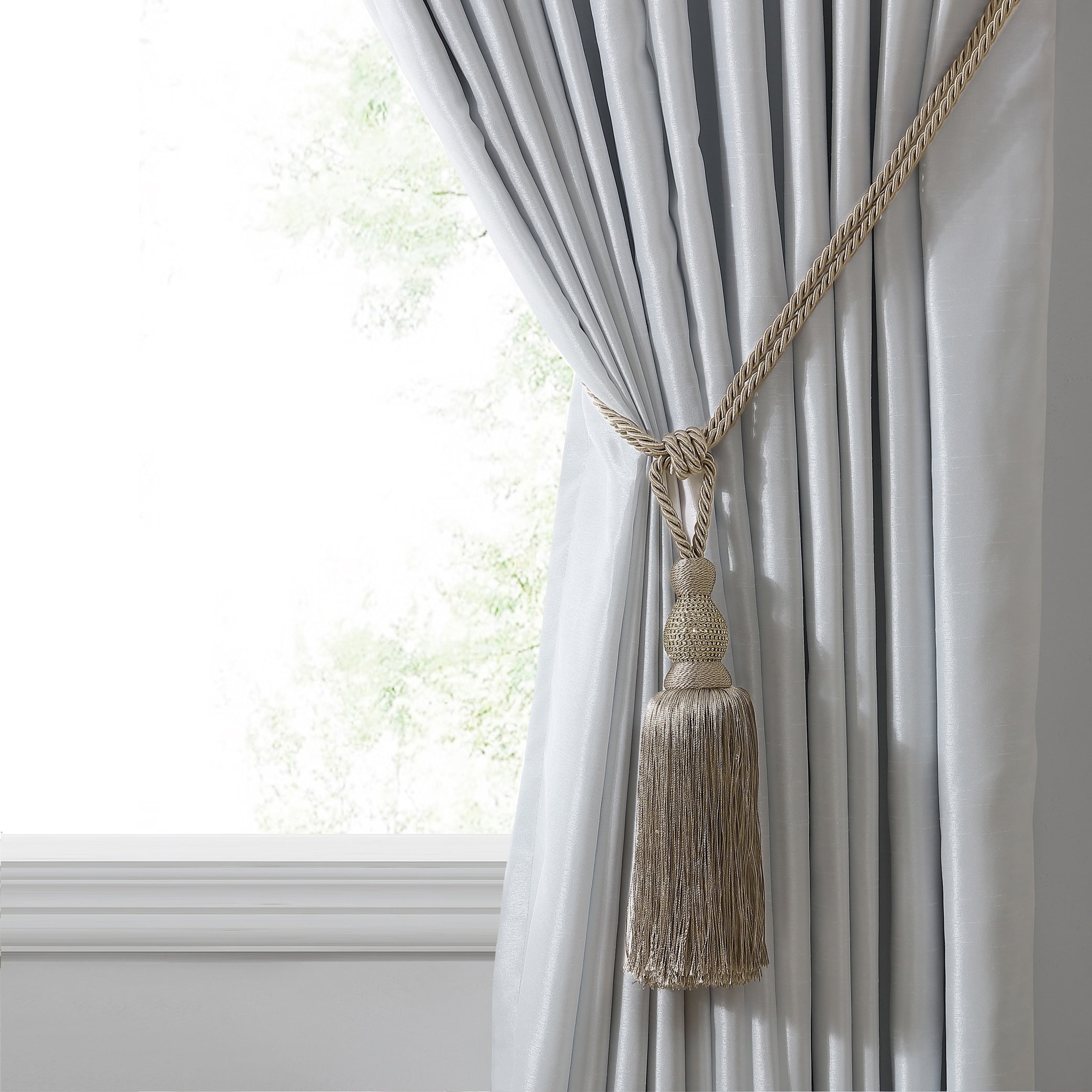 Julia Rhinestone Tassel Curtain Tieback 26
