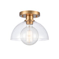 Julian 10 Wide 1 Light Semi Flush Mount 10 Inch W