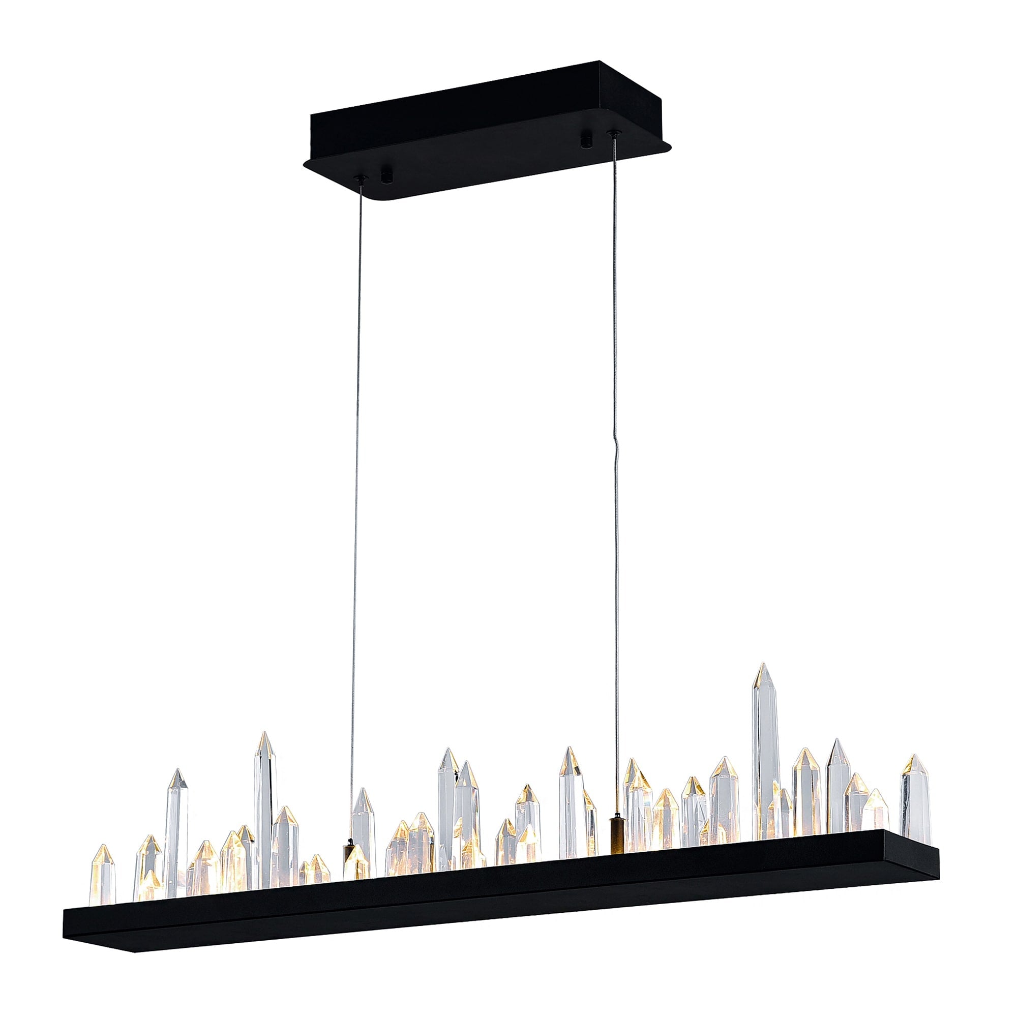 Strick Bolton Kraja Black Led Chandelier