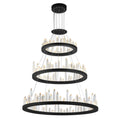 Juliette Led Chandelier With Black Finish