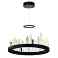 Juliette Led Chandelier With Black Finish