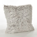 Juneau Collection Two Tone Faux Fur Down Filled Throw Pillow