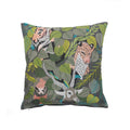 Jungle Scene Multicolored Throw Pillow