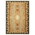 Jungle Flatweave New Zealand Wool White Beige Area Rug