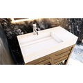 Juniper 36 Solid Surface Bathroom Vanity Top Left Basin