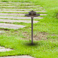 Juniper Path Light D9 H24 In Antique Cast Brass Finish
