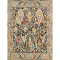 Jurassic Hand Knotted New Zealand Wool Black Beige Area Rug