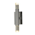 Justice Design Acryluxe Kyber Ada 2 Light Led Up Downlight Wall Sconce With Clear Acrylic