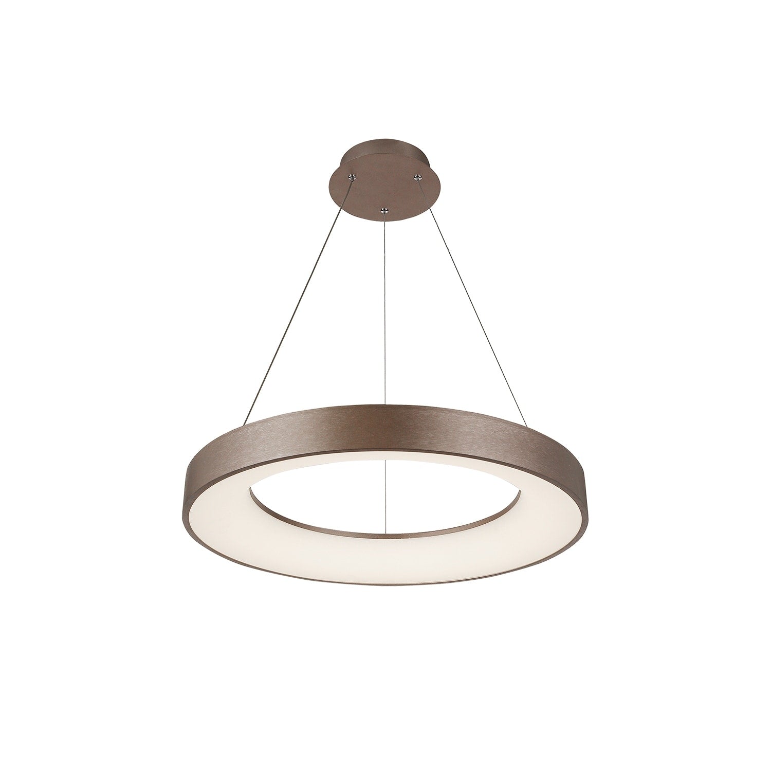 Justice Design Acryluxe Sway 15 Inch Round Led Pendant Light With Opal Acrylic