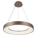 Justice Design Acryluxe Sway 24 Inch Round Led Pendant Light With Opal Acrylic