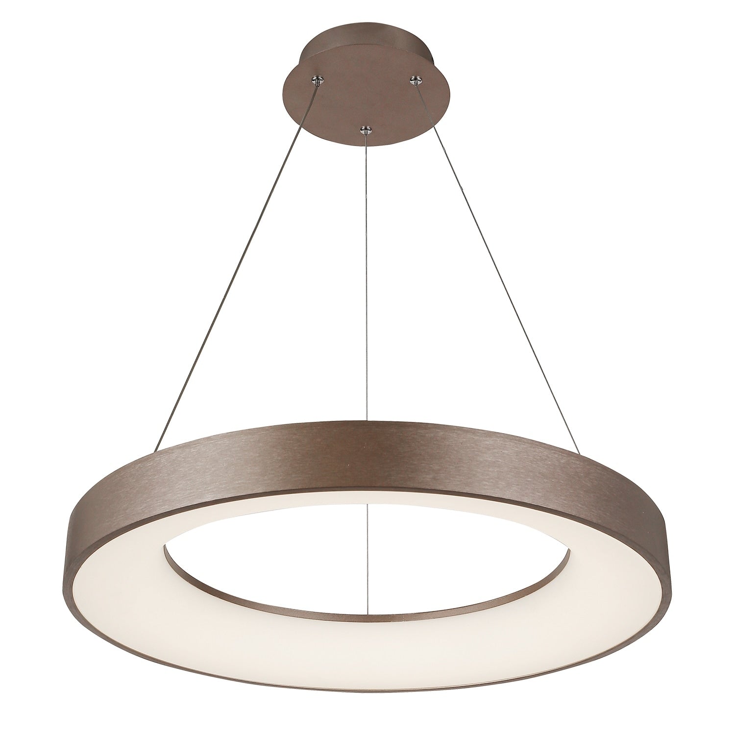 Justice Design Acryluxe Sway 24 Inch Round Led Pendant Light With Opal Acrylic