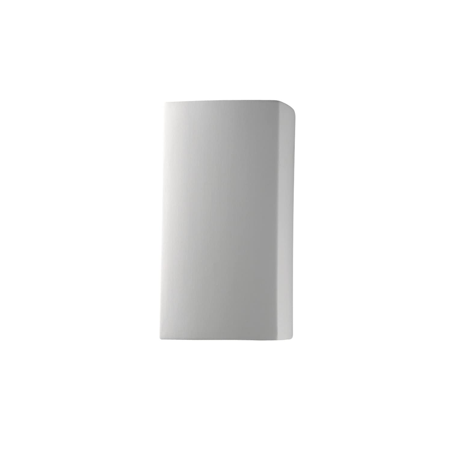 Justice Design Ambiance Bisque 10 Inch Ada Wall Sconce Rectangle Shade