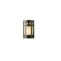 Justice Design Group Ambiance Brass Large Prairie Window Wall Sconce