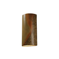 Justice Design Group Ambiance Harvest Yellow Slate Really Big Cylinder Wall Sconce