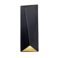 Justice Design Ambiance Large Led Ceramic Diagonal Rectangle Wall Sconce With Closed Top