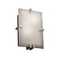 Justice Design Group Clouds Clips 2 Light Brushed Nickel Ada Wall Sconce