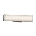 Justice Design Group Clouds Latitude 19 Inch Brushed Nickel Ada Led Wall Bath Bar