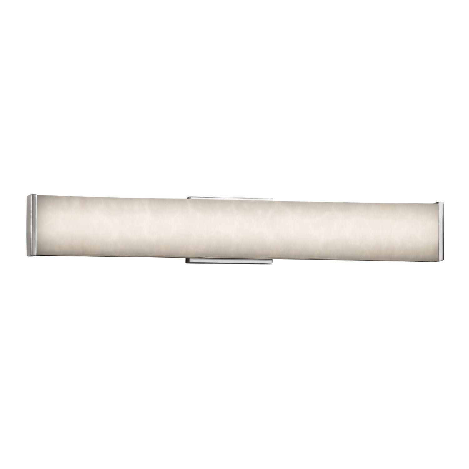 Justice Design Group Clouds Latitude 29 Inch Brushed Nickel Ada Led Wall Bath Bar