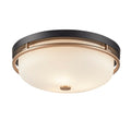 Justice Design Evolv Fusion Tilburg 3 Light Flush Mount