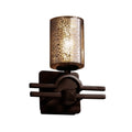 Justice Design Fusion Argyle Dark Bronze Wall Sconce