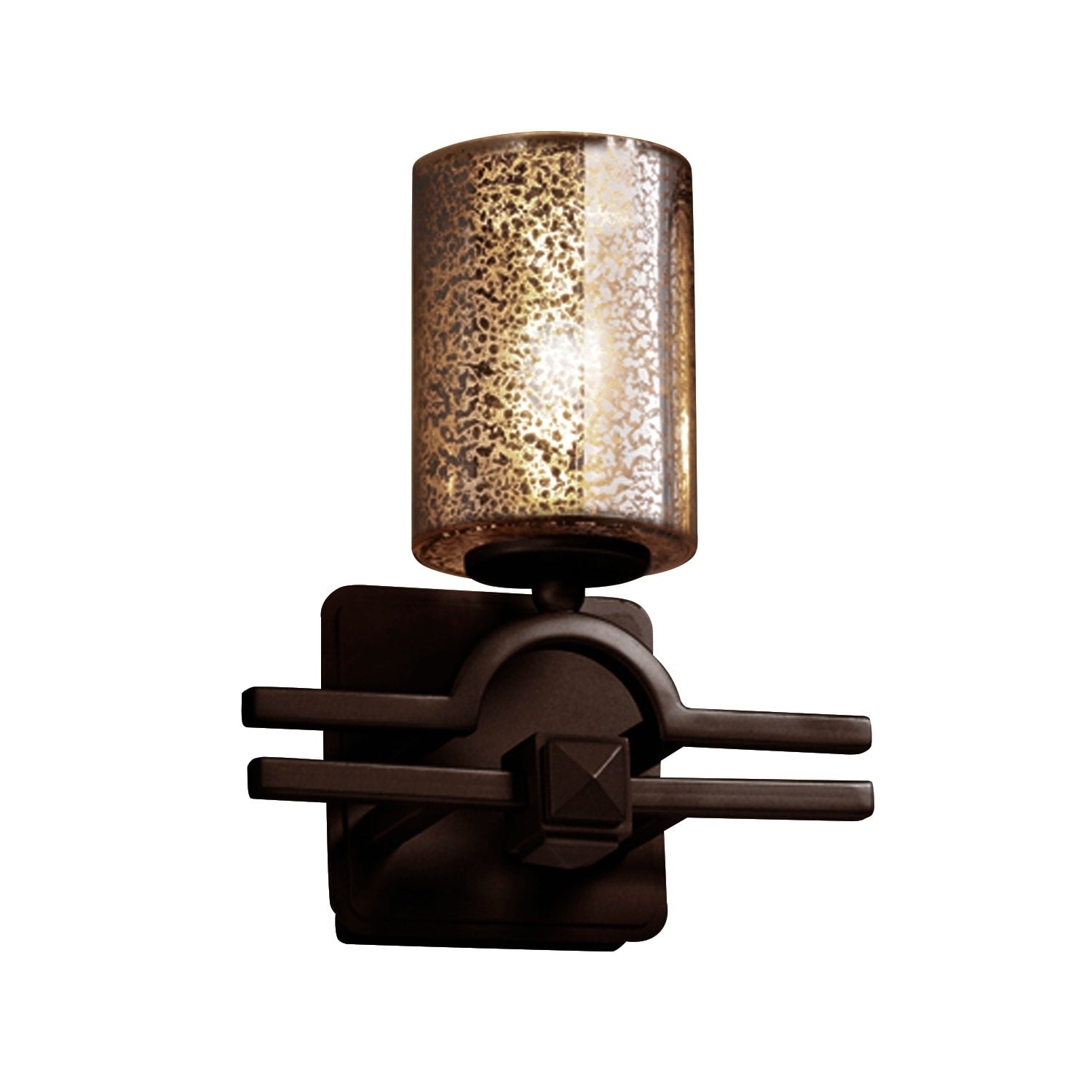 Justice Design Fusion Argyle Dark Bronze Wall Sconce