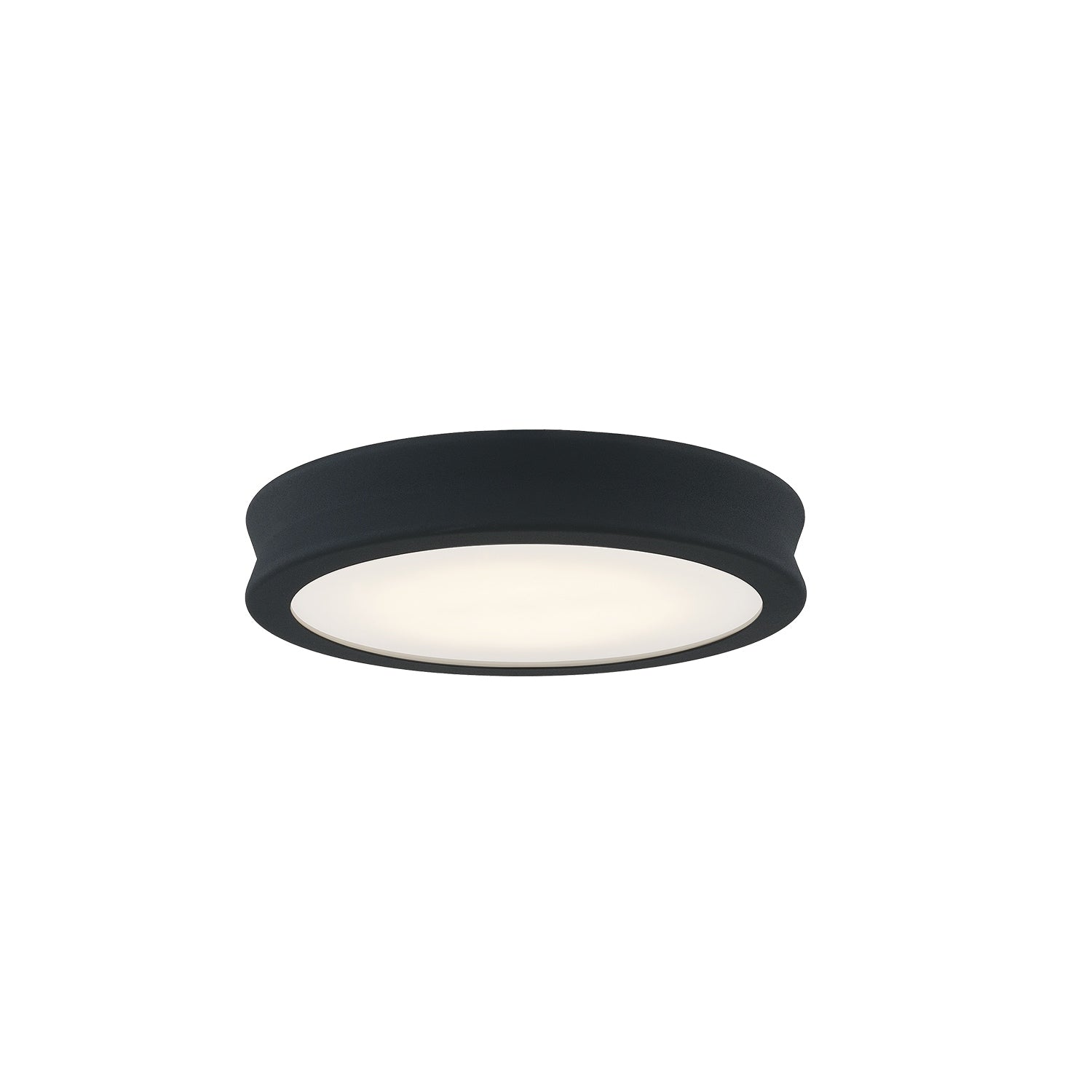 Justice Design Fusion Bevel 8.5 Inch Led Flush Mount With Opal Glass