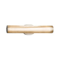 Justice Design Group Fusion Eliptical 20 Inch Brushed Nickel Wall Bath Bar Mercury Shade