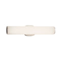 Justice Design Group Fusion Eliptical 20 Inch Brushed Nickel Wall Bath Bar Opal Shade