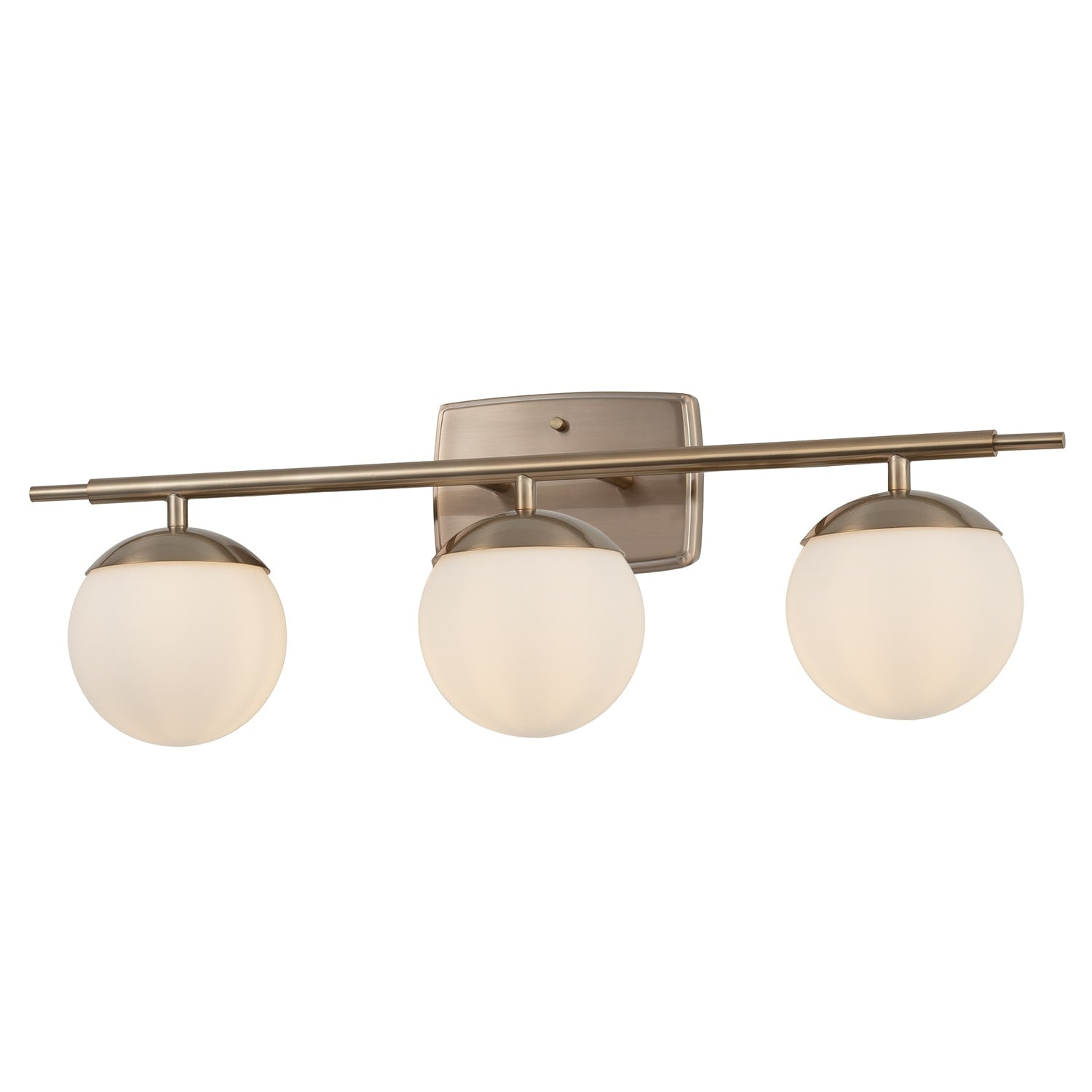 Justice Design Fusion Epoch 3 Light Bath Bar With Opal Glass Shade