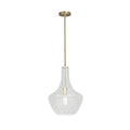 Justice Design Fusion Harlow 12 Inch Pendant With Seeded Glass