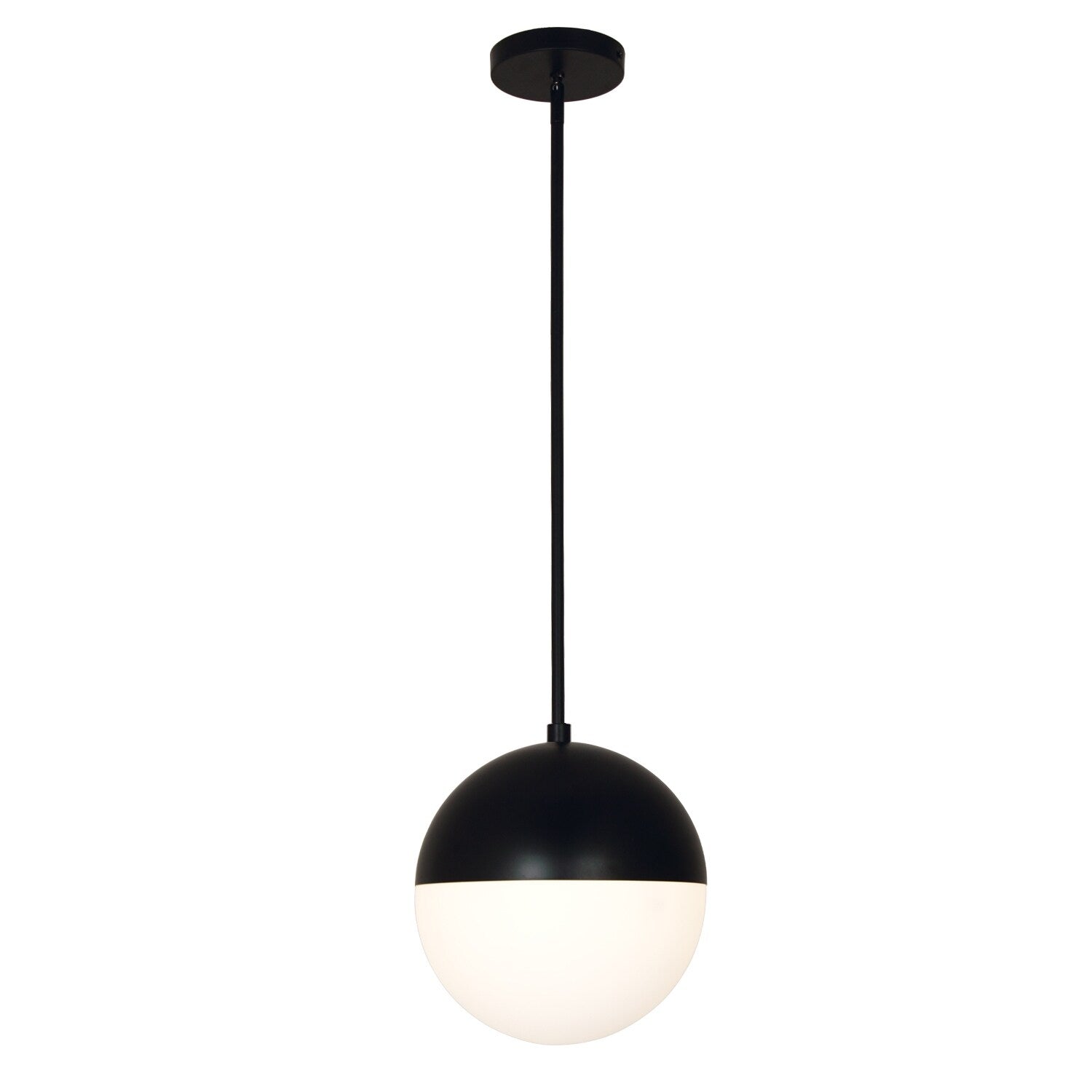 Justice Design Fusion Ion 10 Inch Pendant With Opal Glass