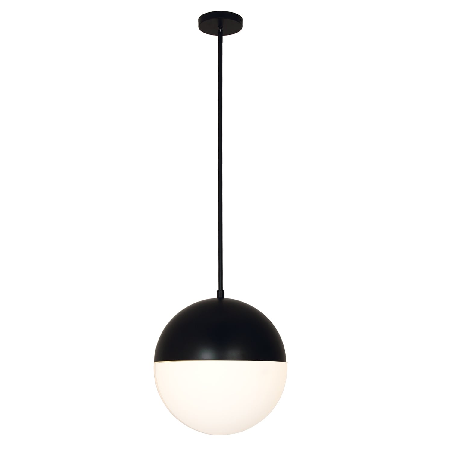 Justice Design Fusion Ion 14 Inch Pendant With Opal Glass
