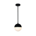 Justice Design Fusion Ion 7 Inch Pendant With Opal Glass