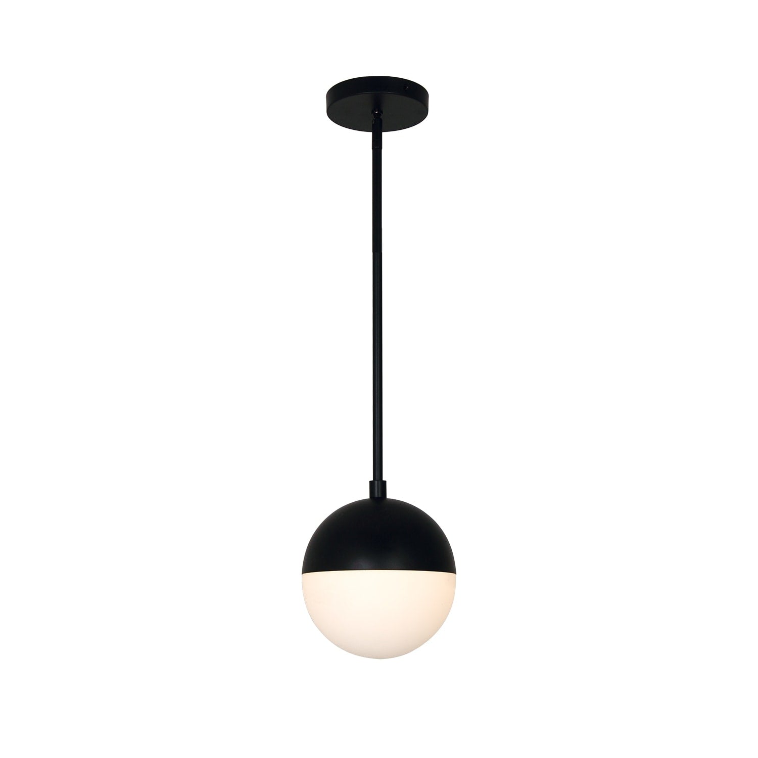 Justice Design Fusion Ion 7 Inch Pendant With Opal Glass