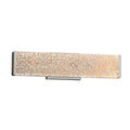 Justice Design Group Fusion Latitude Brushed Nickel Ada Wall Bath Bar Mercury Shade