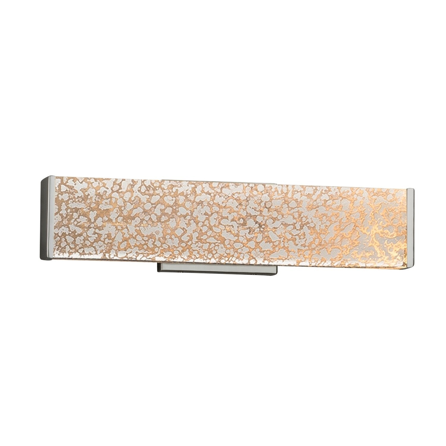 Justice Design Group Fusion Latitude Brushed Nickel Ada Wall Bath Bar Mercury Shade