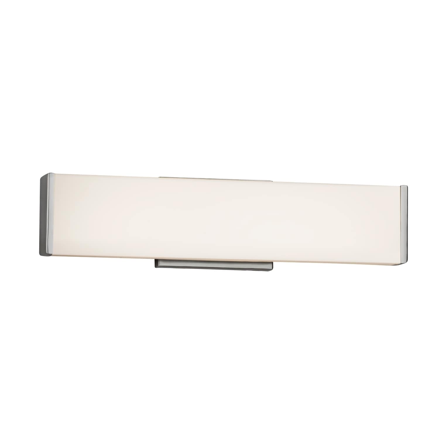Justice Design Group Fusion Latitude Brushed Nickel Ada Wall Bath Bar Opal Shade