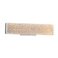 Justice Design Group Fusion Latitude Polished Chrome Ada Wall Bath Bar Mercury Shade