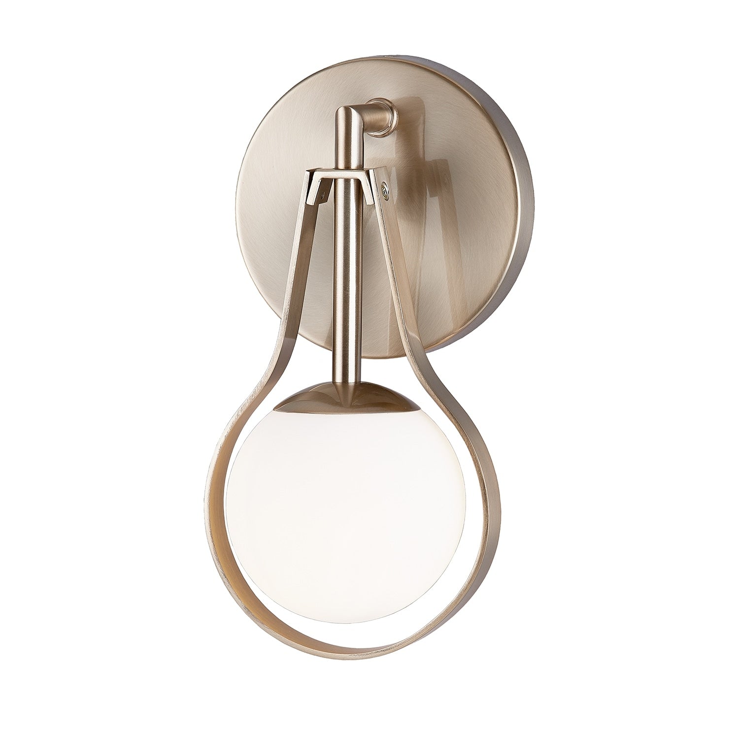 Justice Design Fusion Pearl Ada 1 Light Wall Sconce With Opal Glass