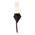 Justice Design Fusion Pointe Ada 1 Light Led Wall Sconce With Opal Glass